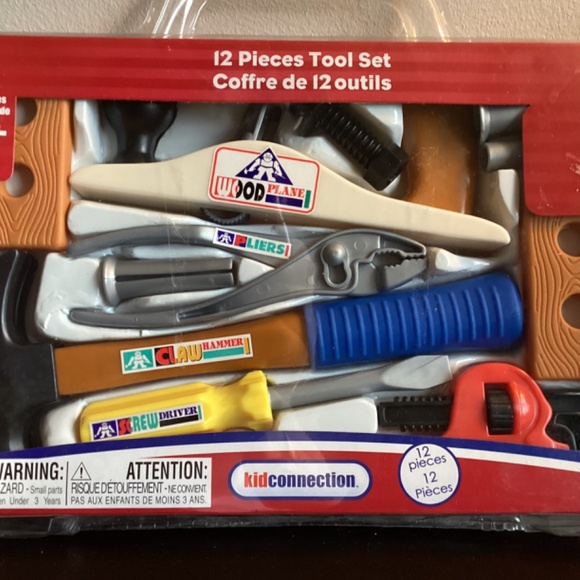 Tool Set Jr Starter with Carry Case Plastic Childs Toy Christmas Gift Brand New - Picture 8 of 10